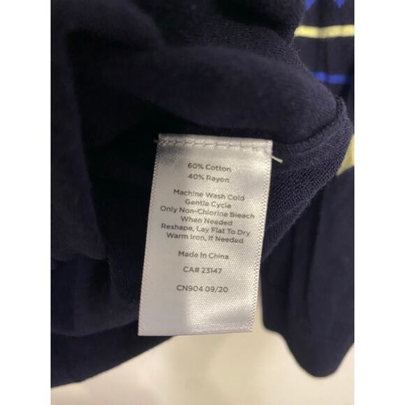 Talbots Black Heart Cardigan Sweater Button Up Preppy Holiday Classic Medium - Picture 5 of 13